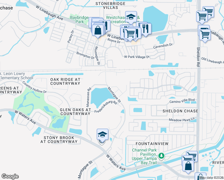 map of restaurants, bars, coffee shops, grocery stores, and more near 8828 Sea Island Way in Tampa