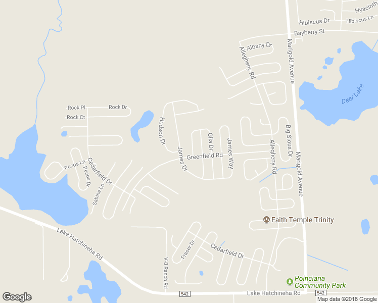 map of restaurants, bars, coffee shops, grocery stores, and more near 789 Gila Drive in Kissimmee