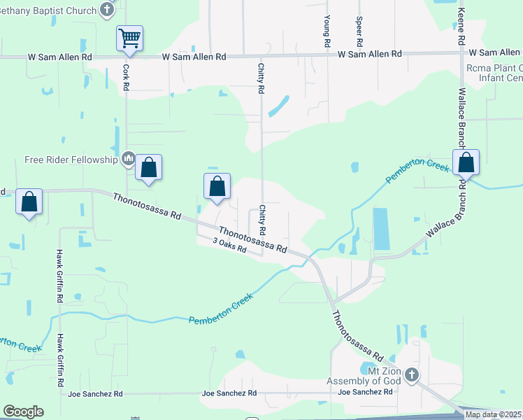 map of restaurants, bars, coffee shops, grocery stores, and more near 2806 Cherry Tree Lane in Plant City