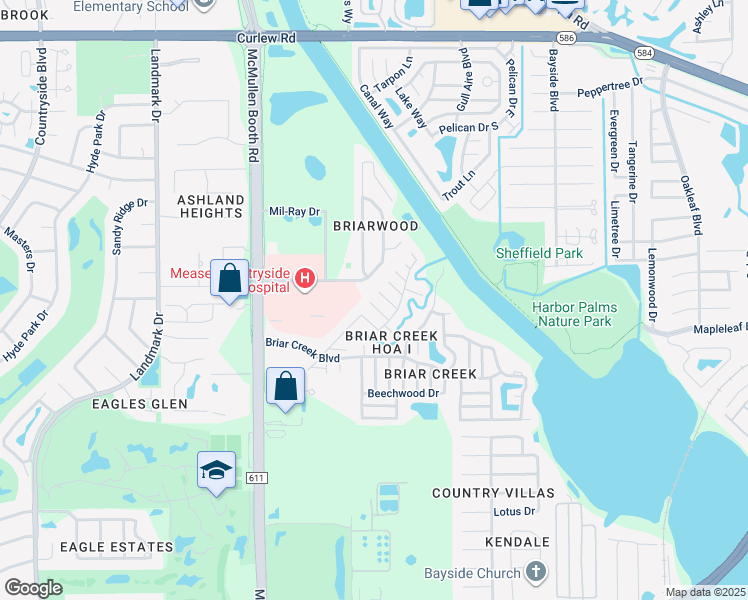 map of restaurants, bars, coffee shops, grocery stores, and more near 44 New Fawn Court in Safety Harbor