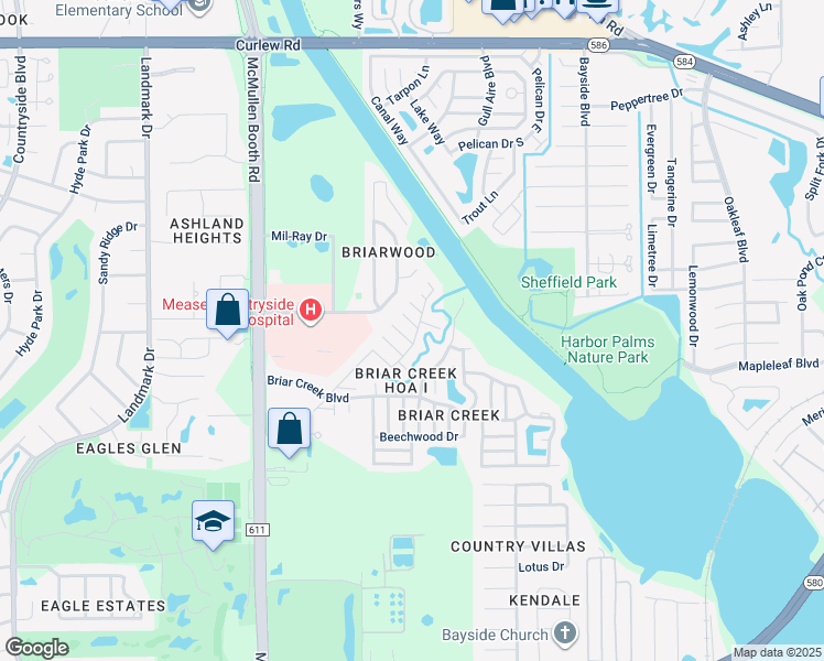 map of restaurants, bars, coffee shops, grocery stores, and more near 50 Beaver Dam Court in Safety Harbor
