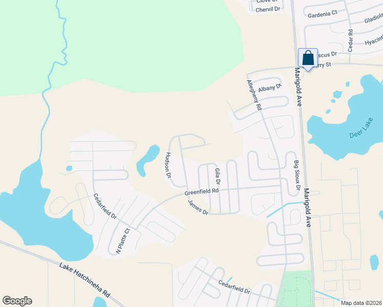 map of restaurants, bars, coffee shops, grocery stores, and more near 1108 Hudson Harbor Lane in Poinciana