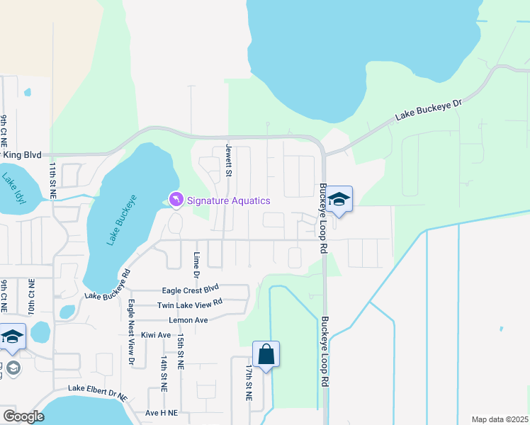 map of restaurants, bars, coffee shops, grocery stores, and more near 3039 Sabal Bend Drive in Winter Haven