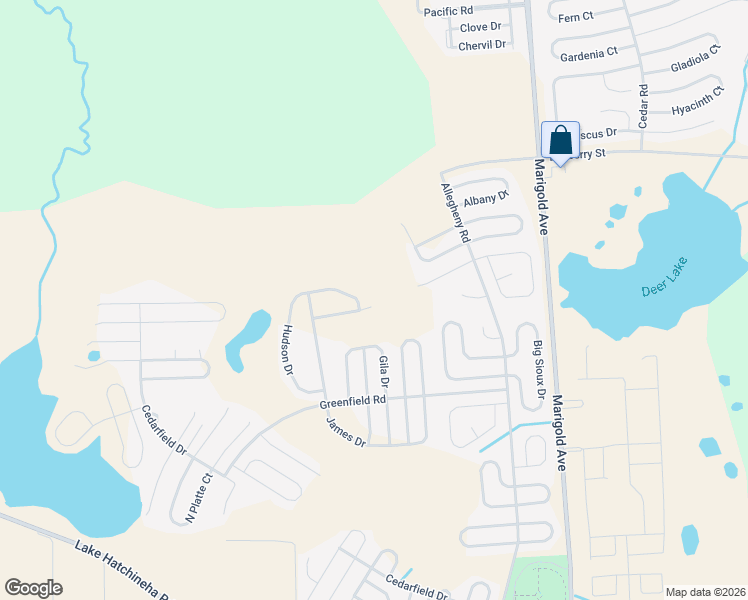 map of restaurants, bars, coffee shops, grocery stores, and more near 910 Hudson Valley Drive in Poinciana