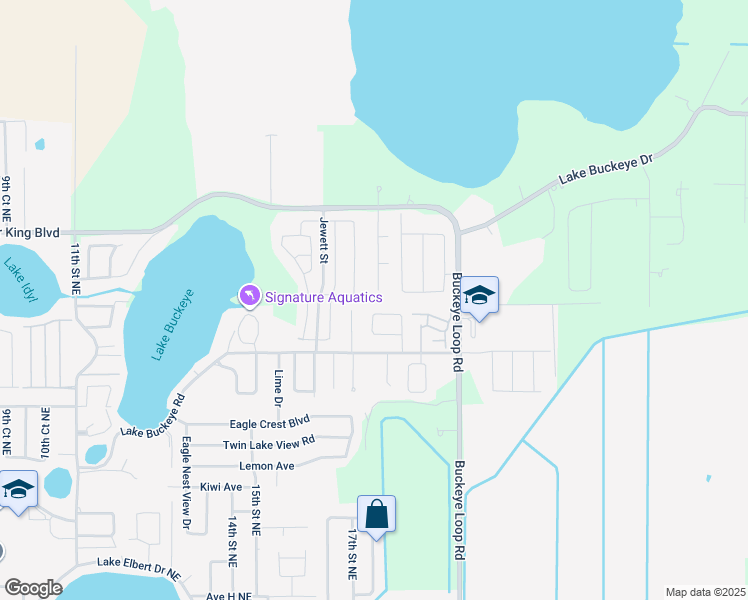 map of restaurants, bars, coffee shops, grocery stores, and more near 3039 Sabal Bend Drive in Winter Haven