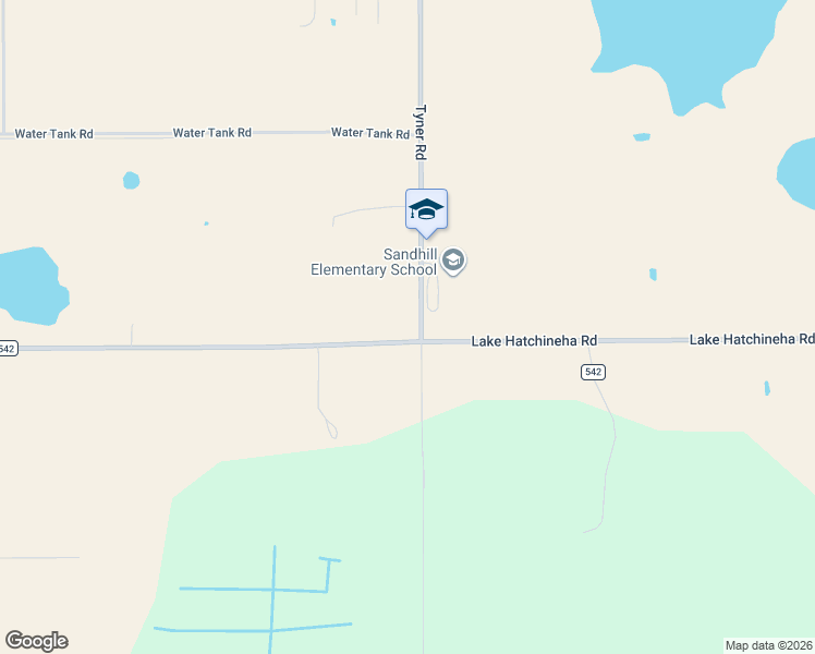 map of restaurants, bars, coffee shops, grocery stores, and more near 1890 Tyner Road in Haines City