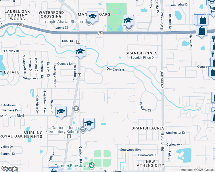 map of restaurants, bars, coffee shops, grocery stores, and more near 2012 Brady Drive in Dunedin