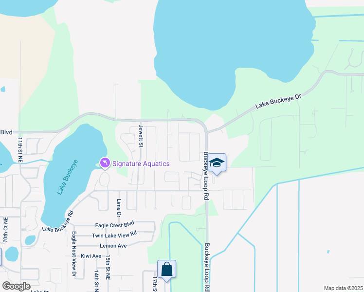 map of restaurants, bars, coffee shops, grocery stores, and more near 3068 Buckeye Point Drive in Winter Haven