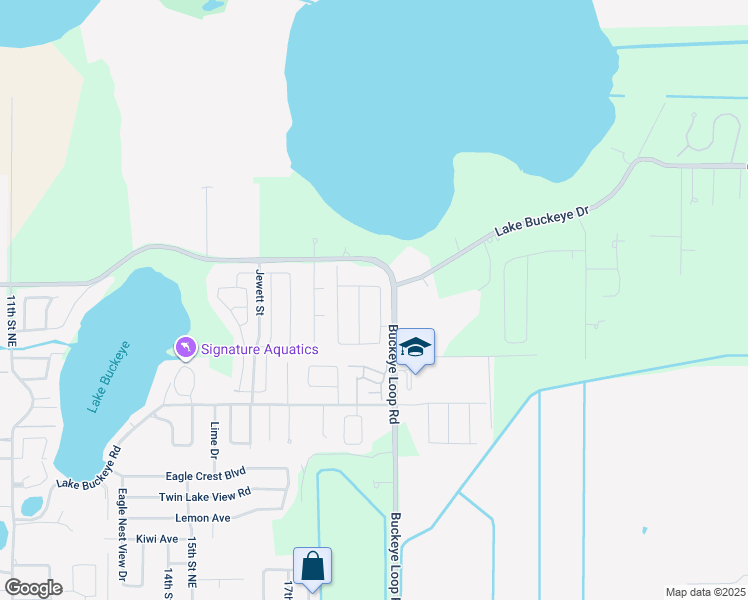 map of restaurants, bars, coffee shops, grocery stores, and more near 3010 Buckeye Point Drive in Winter Haven