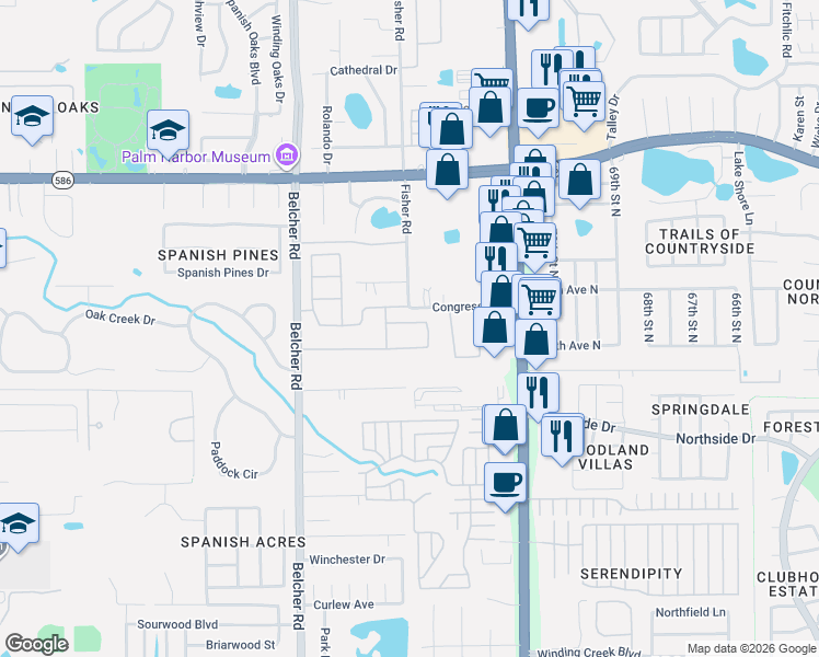 map of restaurants, bars, coffee shops, grocery stores, and more near 2294 Hannah Way South in Dunedin