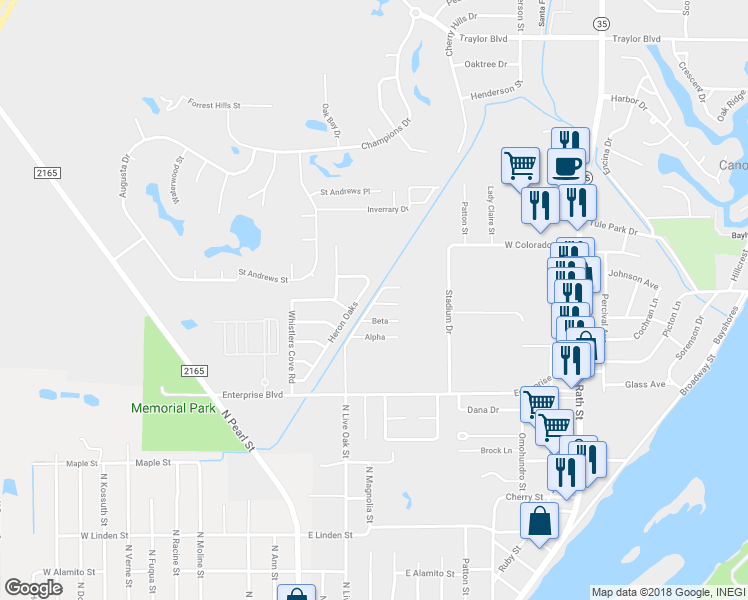 map of restaurants, bars, coffee shops, grocery stores, and more near 52 Charlie Street in Rockport
