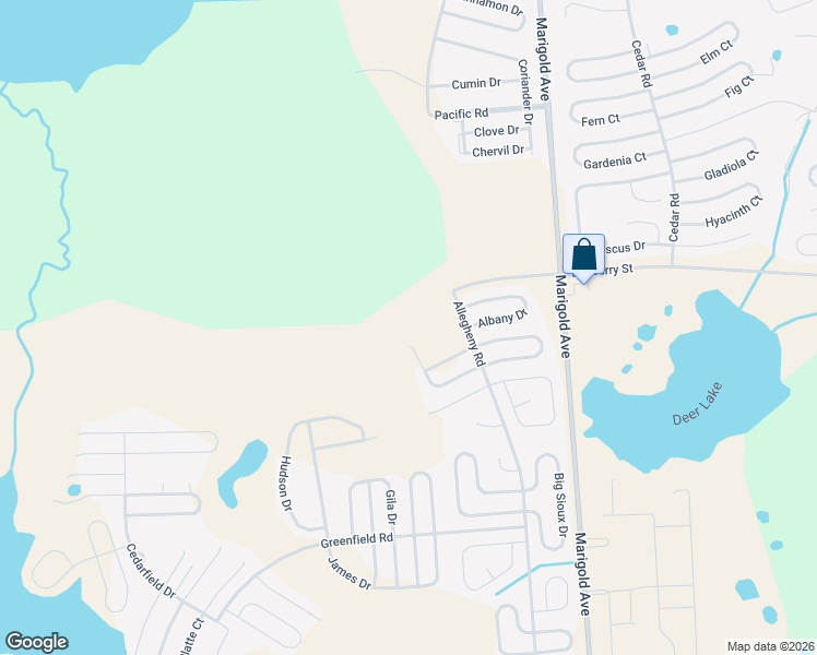 map of restaurants, bars, coffee shops, grocery stores, and more near 476 Athabasca Court in Haines City