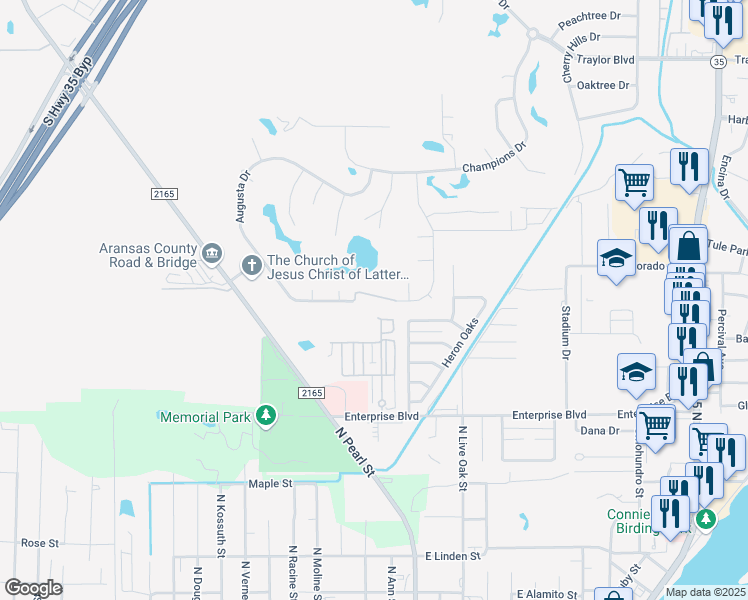 map of restaurants, bars, coffee shops, grocery stores, and more near 302 Saint Andrews Street in Rockport