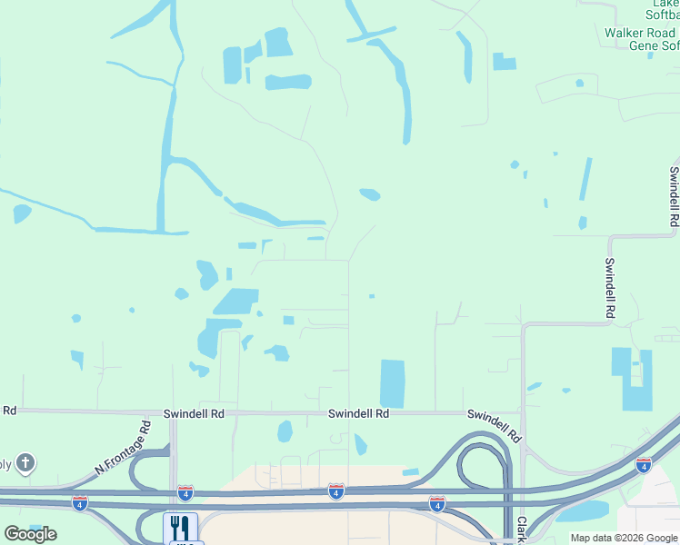 map of restaurants, bars, coffee shops, grocery stores, and more near 490 Alderman Road in Lakeland