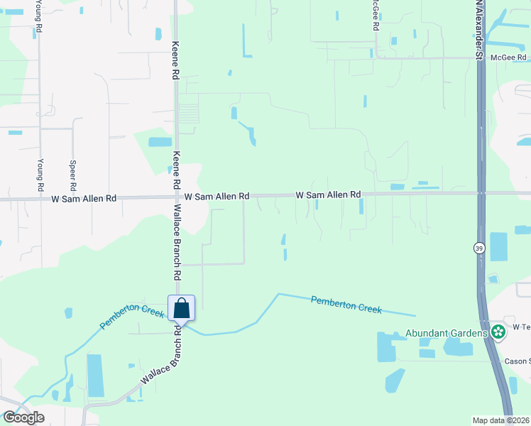 map of restaurants, bars, coffee shops, grocery stores, and more near 2461 West Sam Allen Road in Plant City