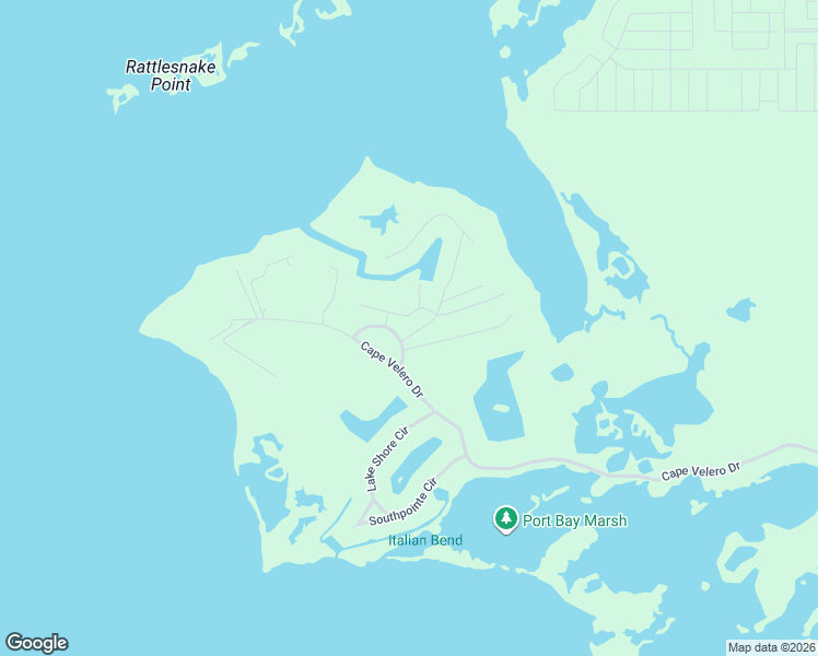 map of restaurants, bars, coffee shops, grocery stores, and more near 17 Northpointe Drive in Rockport