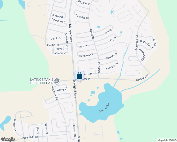map of restaurants, bars, coffee shops, grocery stores, and more near 379 Hibiscus Drive in Poinciana