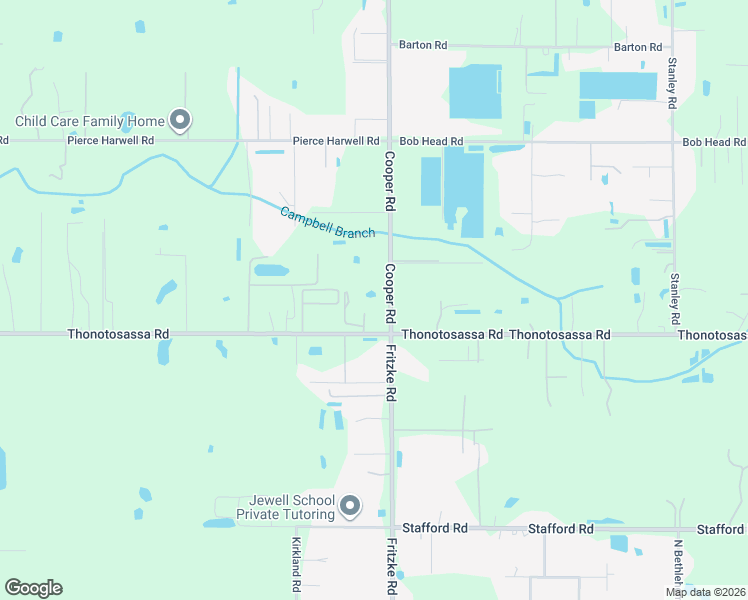 map of restaurants, bars, coffee shops, grocery stores, and more near 3315 Cooper Road in Plant City