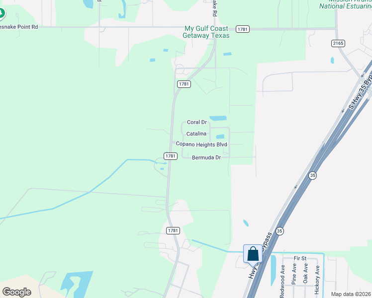 map of restaurants, bars, coffee shops, grocery stores, and more near 117 Bermuda Drive in Rockport
