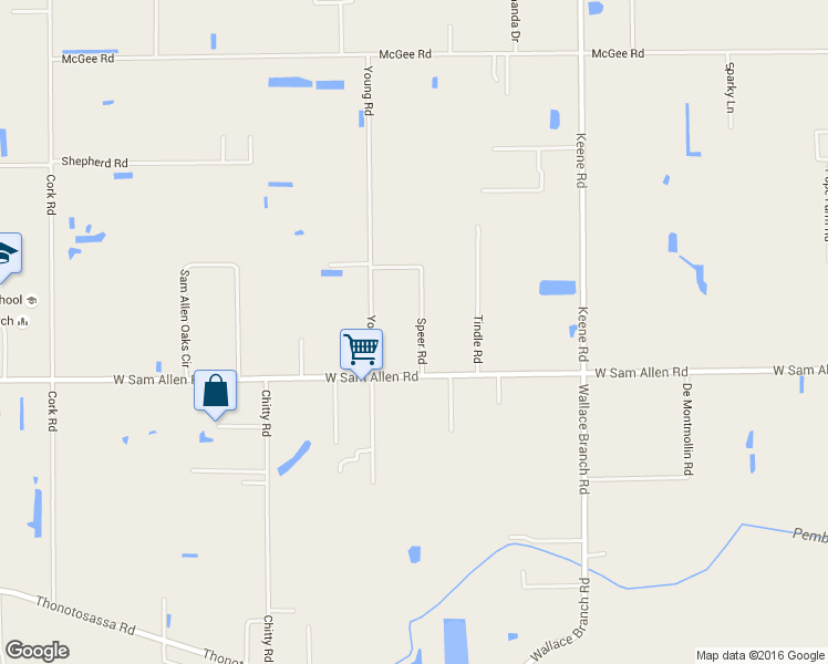map of restaurants, bars, coffee shops, grocery stores, and more near 3401 Speer Road in Plant City