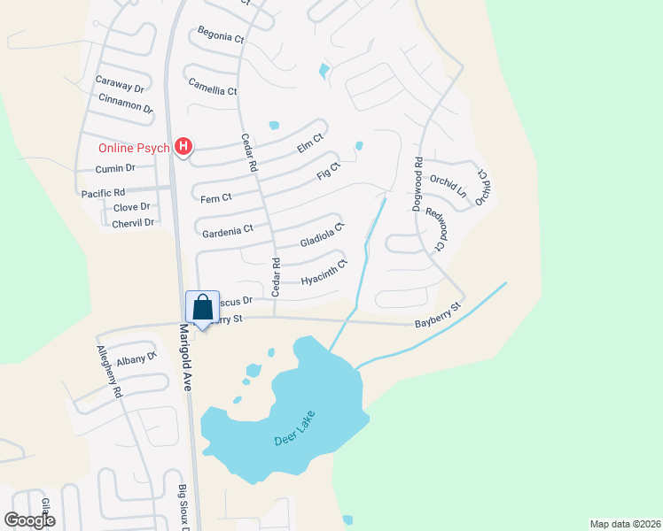 map of restaurants, bars, coffee shops, grocery stores, and more near 256 Hyacinth Court in Poinciana