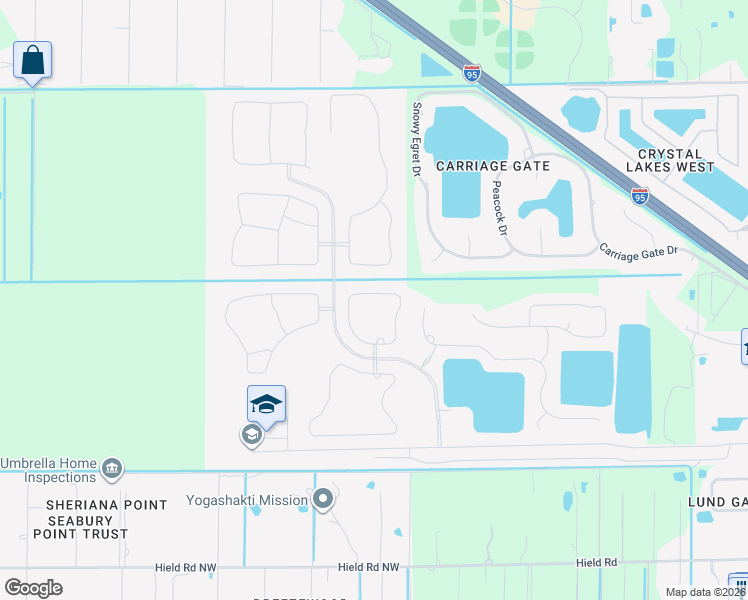 map of restaurants, bars, coffee shops, grocery stores, and more near 749 Fiddleleaf Circle in West Melbourne