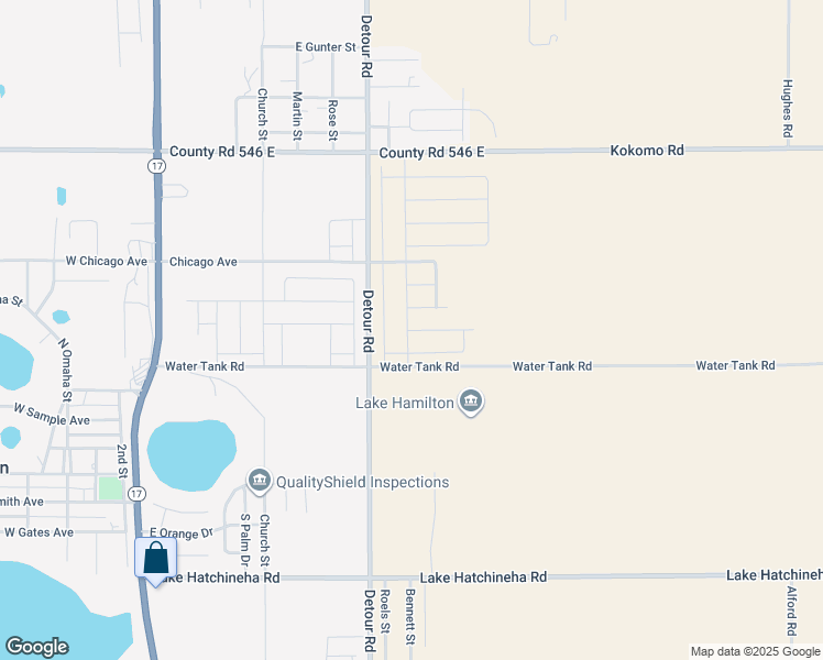 map of restaurants, bars, coffee shops, grocery stores, and more near 2000-3452 Water Tank Road in Haines City