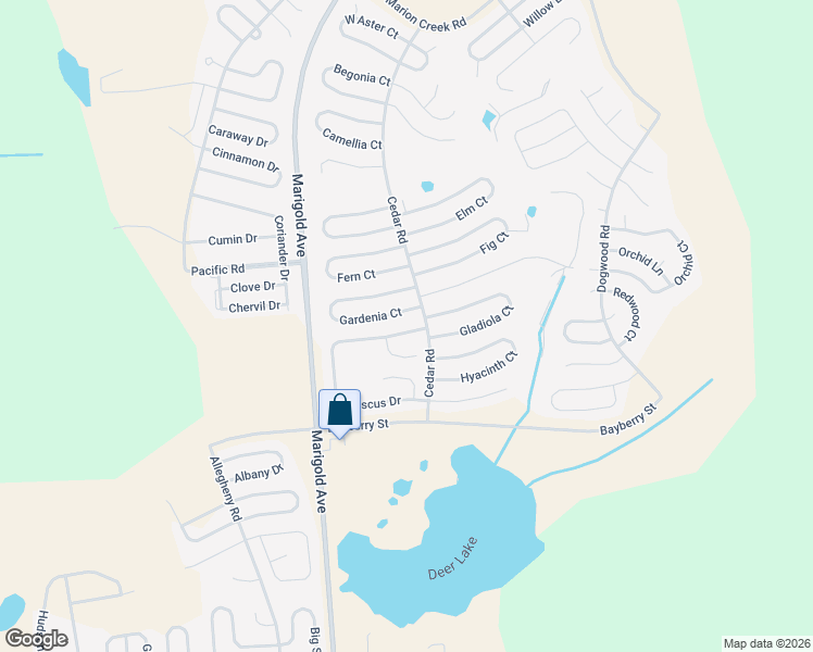 map of restaurants, bars, coffee shops, grocery stores, and more near 301 Hibiscus Drive in Poinciana