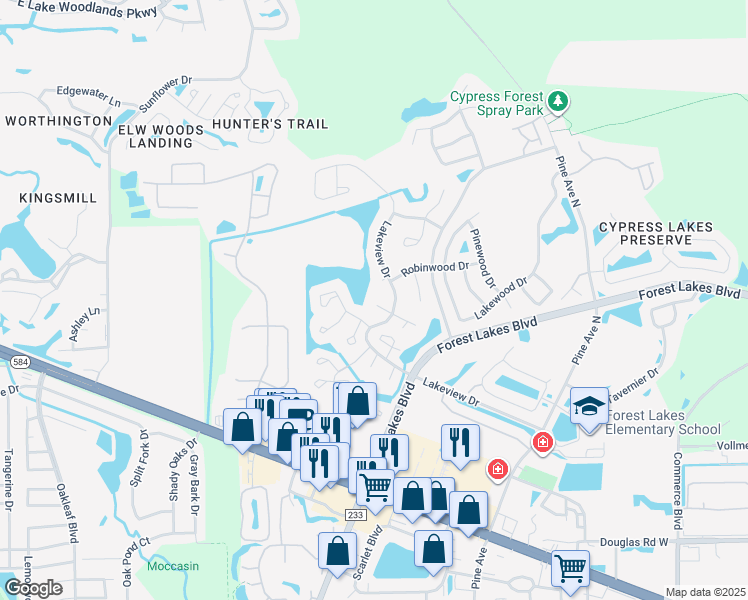 map of restaurants, bars, coffee shops, grocery stores, and more near 1208 Sawgrass Court in Oldsmar