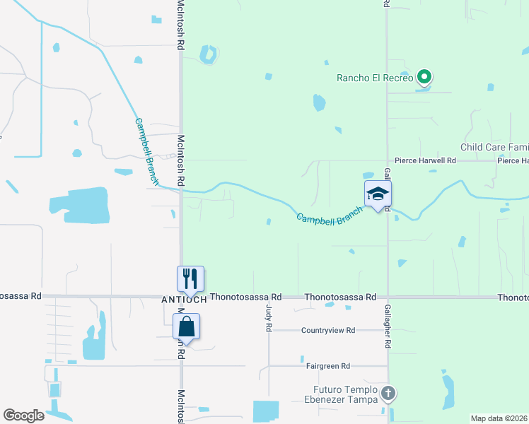 map of restaurants, bars, coffee shops, grocery stores, and more near 10307 Hale Bopp Drive in Dover