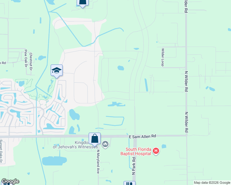 map of restaurants, bars, coffee shops, grocery stores, and more near 3511 North Wilder Road in Plant City