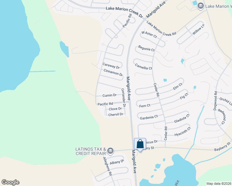 map of restaurants, bars, coffee shops, grocery stores, and more near 1558 Cumin Drive in Poinciana