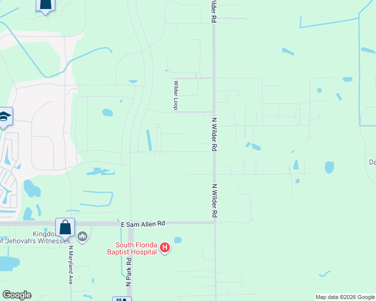 map of restaurants, bars, coffee shops, grocery stores, and more near 2509 Victorious Falls Avenue in Plant City