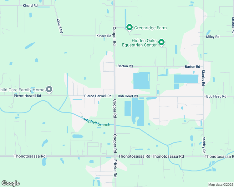 map of restaurants, bars, coffee shops, grocery stores, and more near 3703 Cooper Road in Plant City