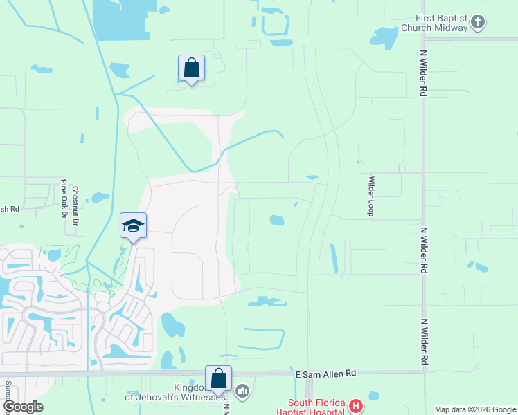 map of restaurants, bars, coffee shops, grocery stores, and more near 2013 East Newsome Road in Plant City