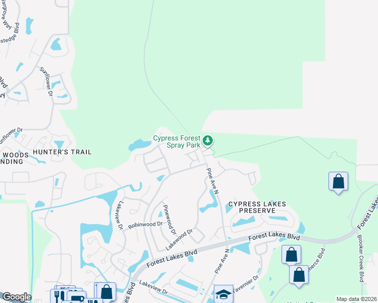 map of restaurants, bars, coffee shops, grocery stores, and more near 1008 Vineyard Lane in Oldsmar