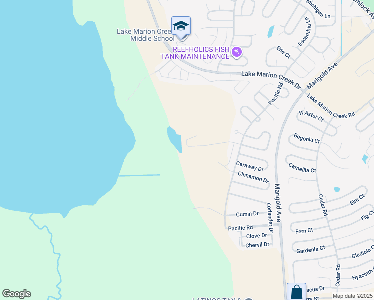 map of restaurants, bars, coffee shops, grocery stores, and more near in Haines City