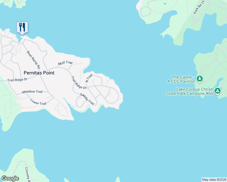 map of restaurants, bars, coffee shops, grocery stores, and more near 145 Trail Ridge Drive in Sandia