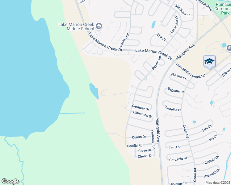 map of restaurants, bars, coffee shops, grocery stores, and more near 518 Parsley Court in Kissimmee