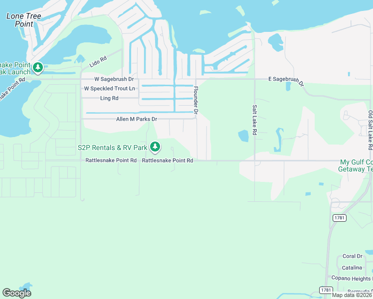 map of restaurants, bars, coffee shops, grocery stores, and more near 414 Rattlesnake Point Road in Rockport