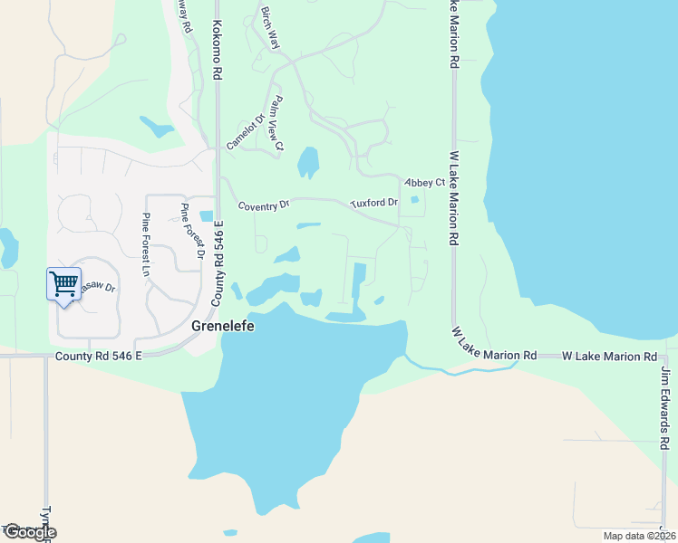 map of restaurants, bars, coffee shops, grocery stores, and more near 19 Huntley Court in Haines City