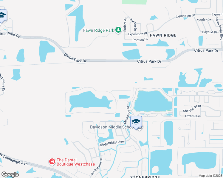 map of restaurants, bars, coffee shops, grocery stores, and more near 10722 Beagle Run Place in Tampa