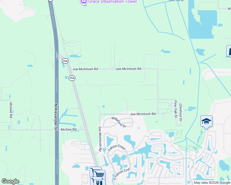 map of restaurants, bars, coffee shops, grocery stores, and more near 309 Chapman Road in Plant City