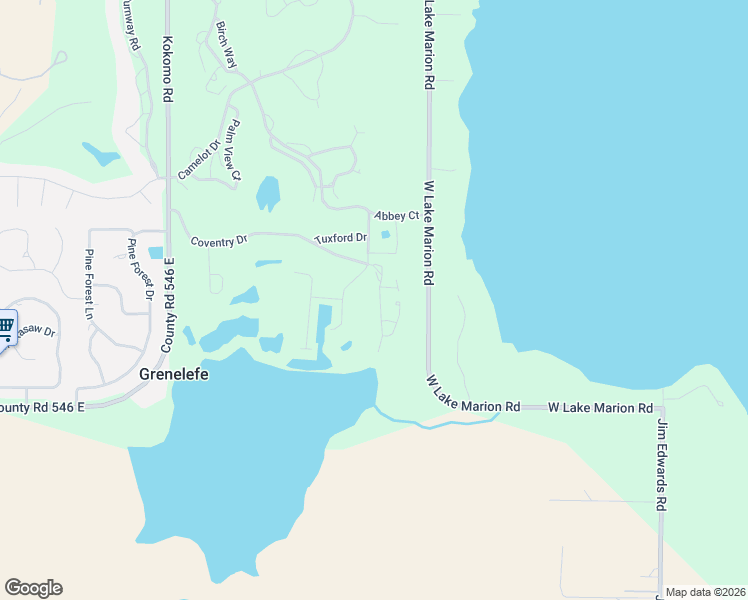 map of restaurants, bars, coffee shops, grocery stores, and more near 118 Coventry Lane in Haines City