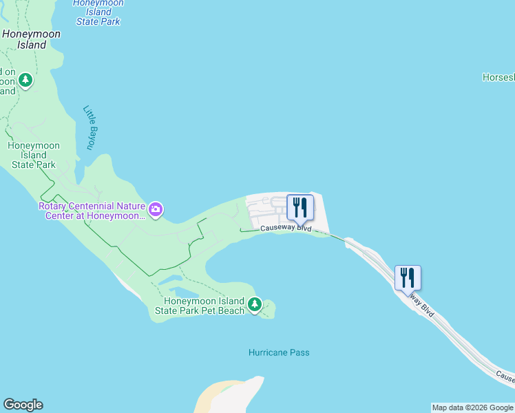 map of restaurants, bars, coffee shops, grocery stores, and more near 7 Island Park Place in Dunedin