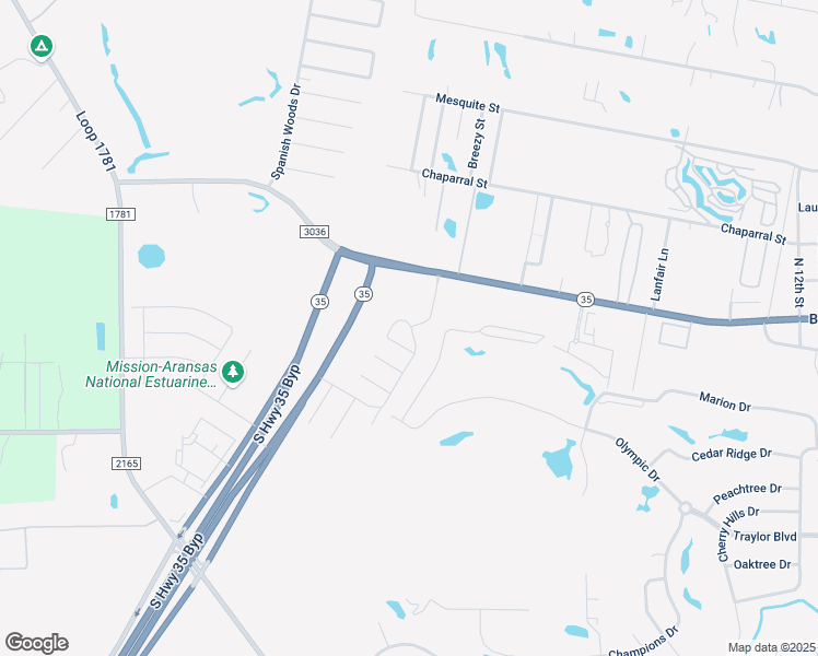 map of restaurants, bars, coffee shops, grocery stores, and more near 415 Olympic Drive in Rockport