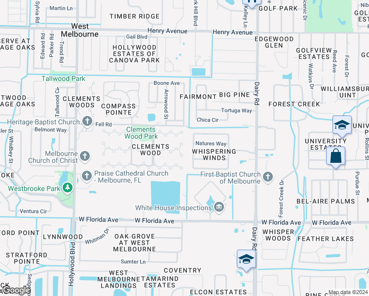 map of restaurants, bars, coffee shops, grocery stores, and more near 704 John Carroll Lane in Melbourne