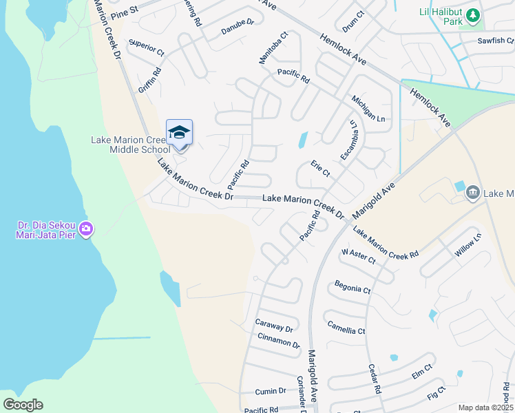 map of restaurants, bars, coffee shops, grocery stores, and more near 445 Arkansas Court in Poinciana