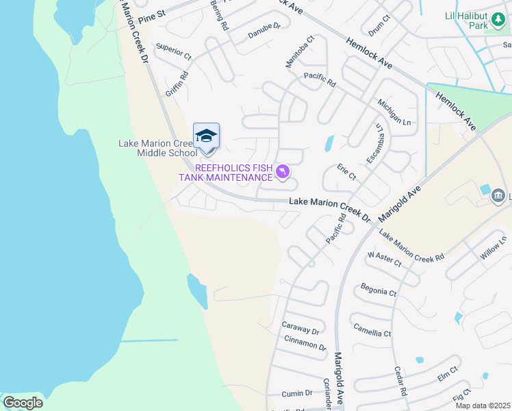map of restaurants, bars, coffee shops, grocery stores, and more near 717 Lake Marion Golf Resort in Kissimmee