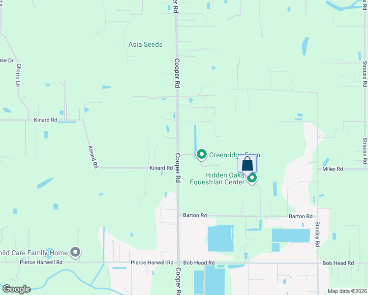 map of restaurants, bars, coffee shops, grocery stores, and more near 4202 Cooper Road in Plant City